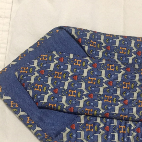 Hermes men tie - Picture 3 of 8
